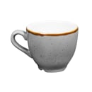 Churchill 3 1/2 oz Stonecast Espresso Cup - Ceramic, Peppercorn Gray (SPGSCEB91) thumbnail 2