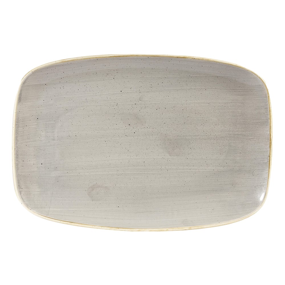 Churchill 13 7/8" x 9 5/8" Oblong Stonecast Platter - Ceramic, Grey (SPGSXP141)