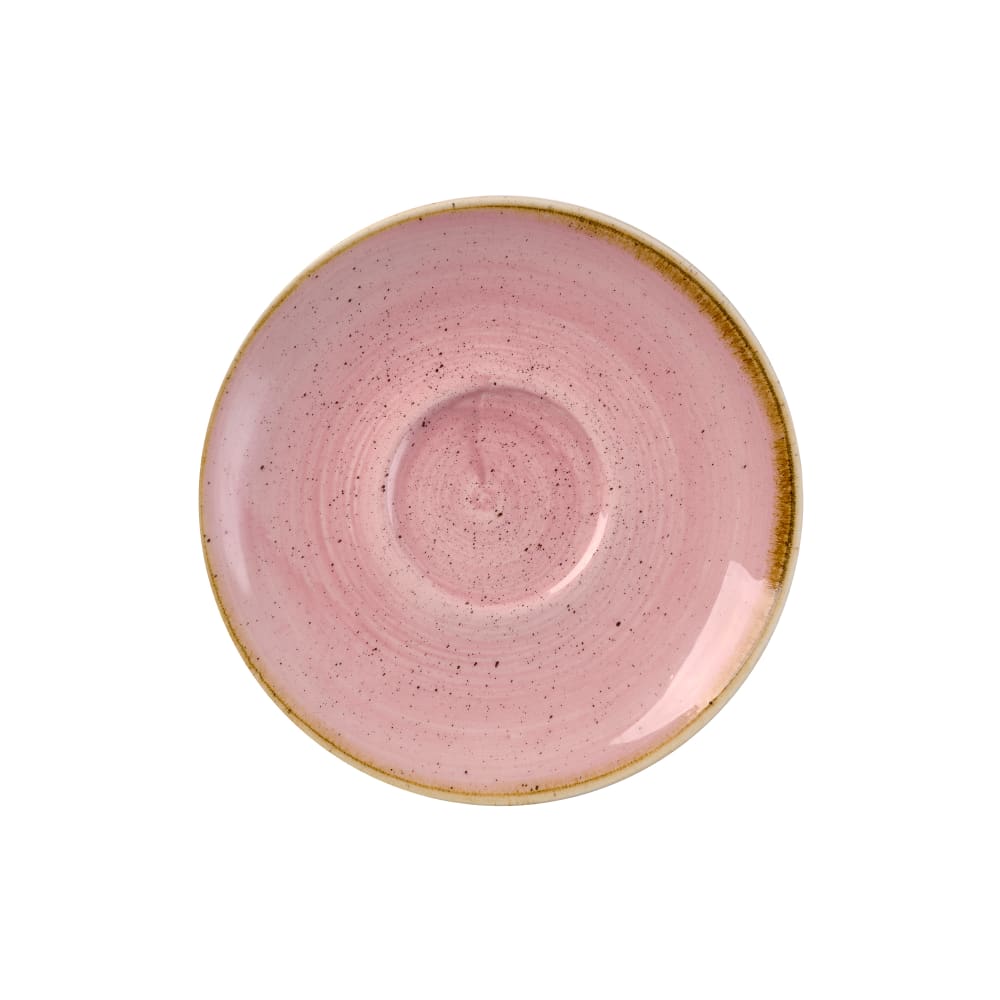 Churchill 6 1/4" Round Stonecast® Saucer for SPPSCB281 - Ceramic, Petal Pink (SPPSCSS1)