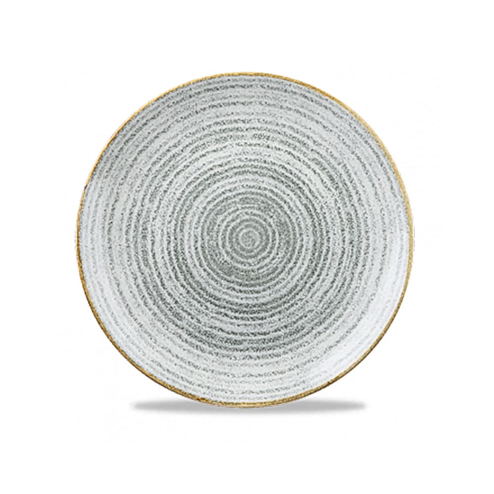 Churchill 11 1/4" Round Studio Prints® Coupe Plate - Ceramic, Stone Gray (SPSGEV111)