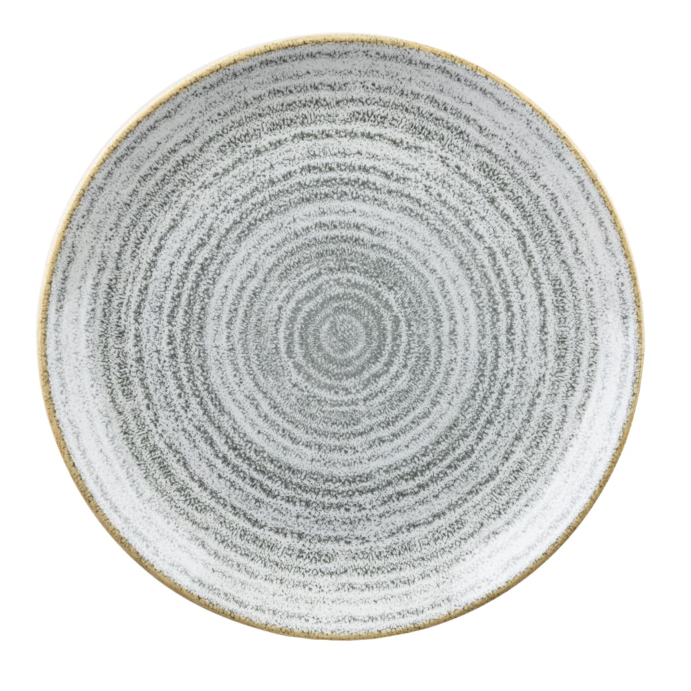 Churchill 6 1/2" Round Studio Prints® Coupe Plate - Ceramic, Stone Gray (SPSGEVP61)