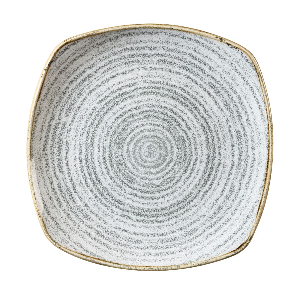 Churchill 10" Square Studio Prints® Plate - Ceramic, Stone Gray (SPSGSP111)