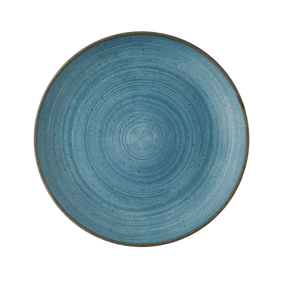 Churchill 10 1/4" Round Stonecast® Coupe Plate - Ceramic, Raw Blue (SRBEEV101)