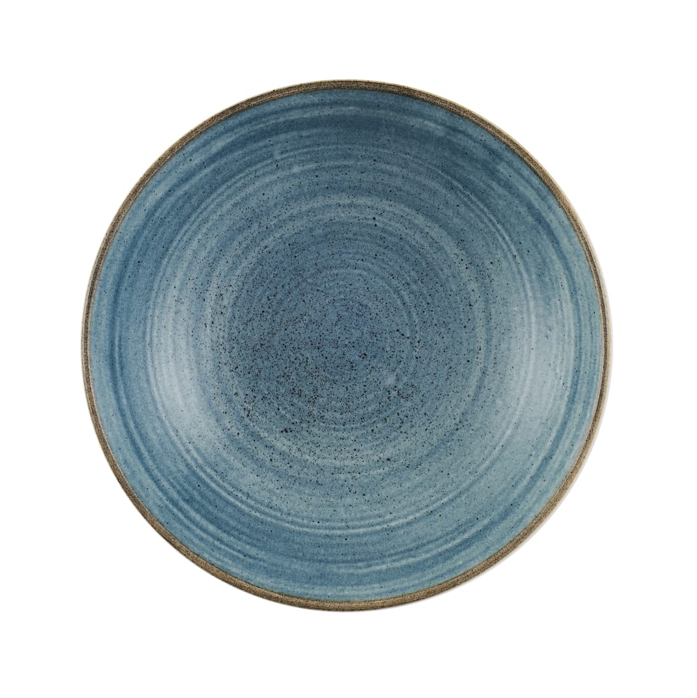 Churchill 15 oz Round Stonecast® Coupe Bowl - Ceramic, Raw Blue (SRBEEVB71)