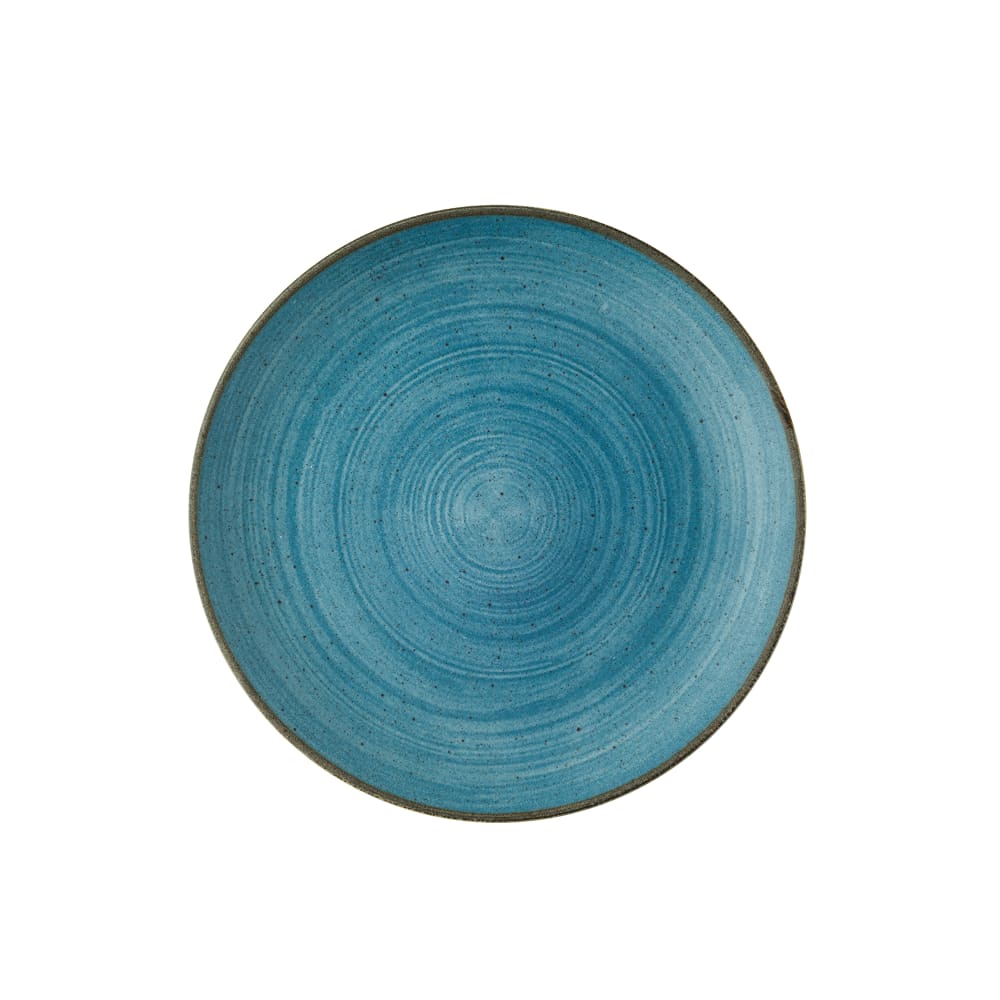 Churchill 6 1/2" Round Stonecast® Couple Plate - Ceramic, Raw Blue (SRBEEVP61)