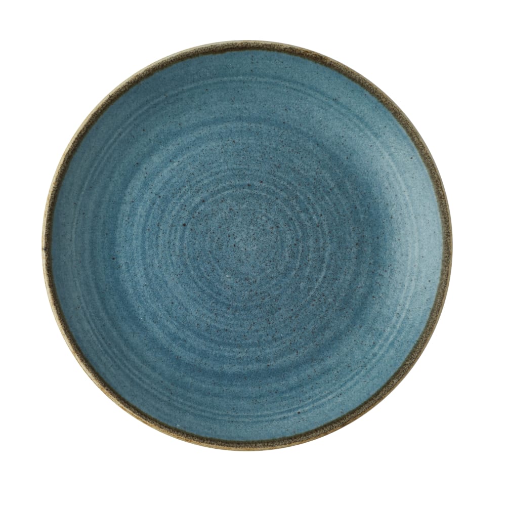 Churchill 8 11/16" Round Stonecast® Coupe Plate - Ceramic, Raw Blue (SRBEEVP81)