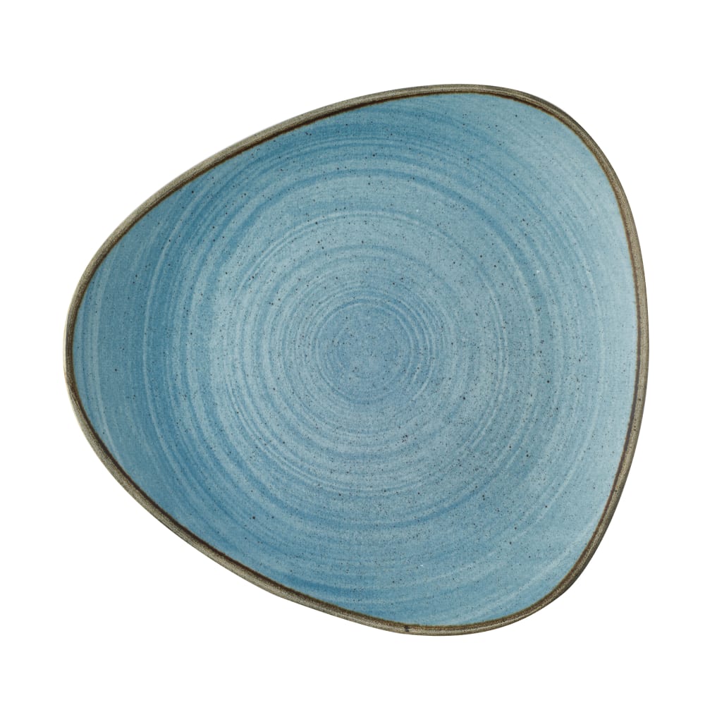 Churchill 10 " Round Stonecast® Plate - Ceramic, Raw Blue (SRBETR101)