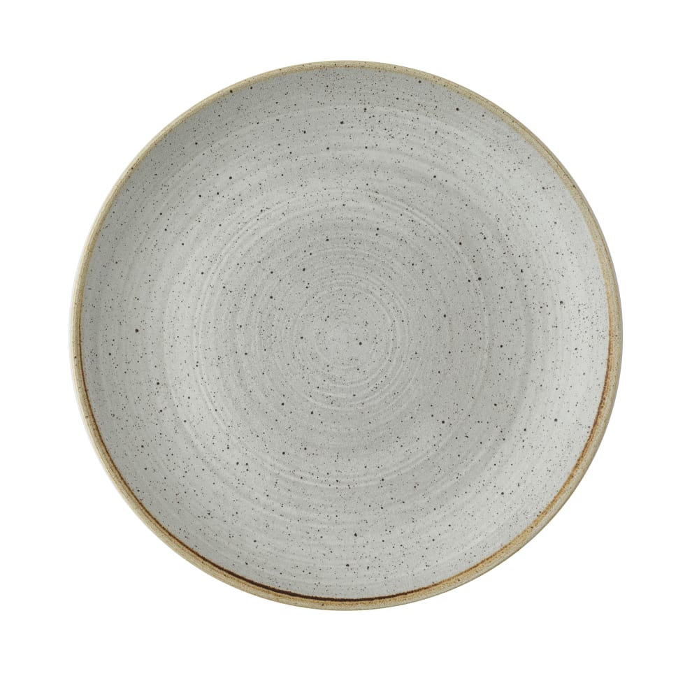 Churchill 10" Round Stonecast® Coupe Plate - Ceramic, Raw Gray (SRGYEV111)
