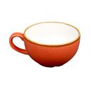 Churchill 12 oz Stonecast Cappuccino Cup - Ceramic, Spiced Orange (SSOSCB281) thumbnail 2