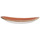 Churchill 7 3/4" Oval Stonecast Plate - Ceramic, Spiced Orange (SSOSOP71) thumbnail 2