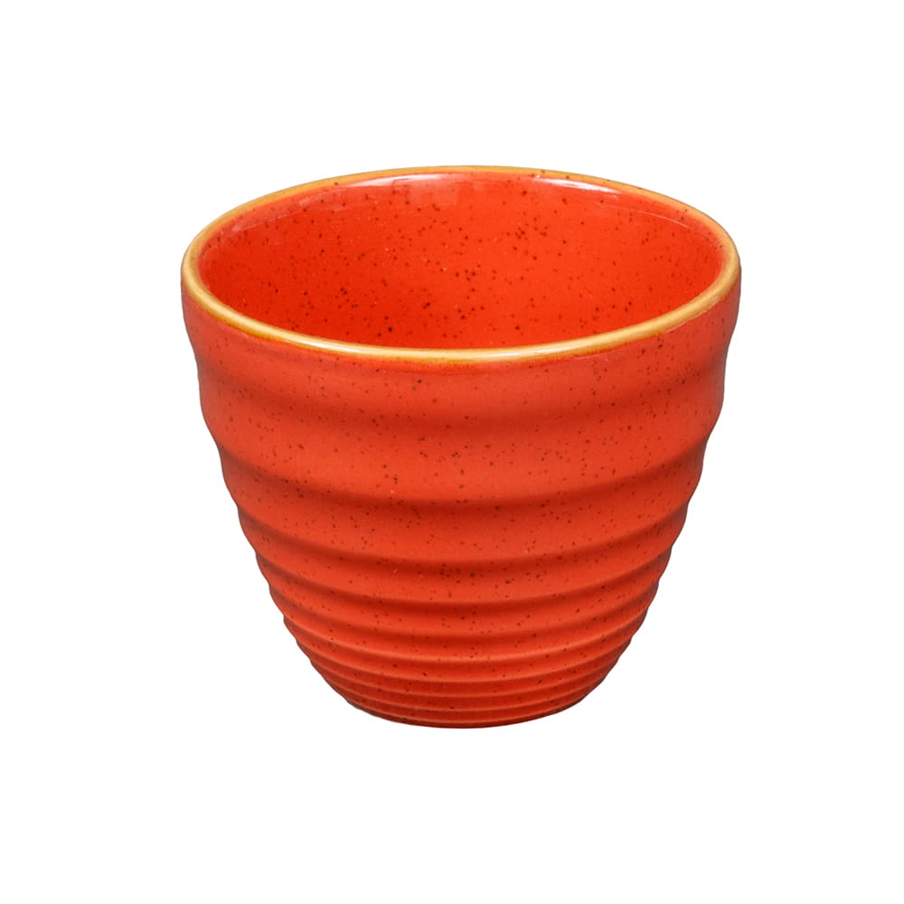 Churchill 10 oz Stonecast Ripple Chip Mug - Ceramic, Spiced Orange (SSOSRPCM1)