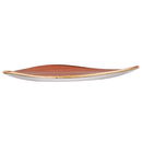 Churchill 7 3/4" Triangular Stonecast Plate - Ceramic, Spiced Orange (SSOSTR71) thumbnail 2