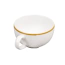 Churchill 8 oz Stonecast Cappuccino Cup - Ceramic, Barley White (SWHSCB201) thumbnail 3
