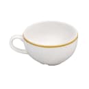 Churchill 16 oz Stonecast Cappuccino Cup - Ceramic, Barley White (SWHSCB401) thumbnail 2