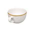 Churchill 17 1/2 oz Stonecast Cappuccino Cup - Ceramic, Barley White (SWHSCB441) thumbnail 3