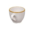 Churchill 3 1/2 oz Stonecast Espresso Cup - Ceramic, Barley White (SWHSCEB91) thumbnail 3