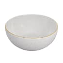 Churchill 37 4/5 oz Round Stonecast Noodle Bowl - Ceramic, Barley White (SWHSNDBL1) thumbnail 5