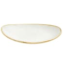 Churchill 7 3/4" Oval Stonecast Plate - Ceramic, Barley White (SWHSOP71) thumbnail 5
