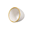 Churchill 2 oz Stonecast Ripple Dipper Pot - Ceramic, Barley White (SWHSRPD21) thumbnail 3