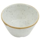 Churchill 3 oz Stonecast Sauce Dish - Ceramic, Barley White (SWHSSD31) thumbnail 3