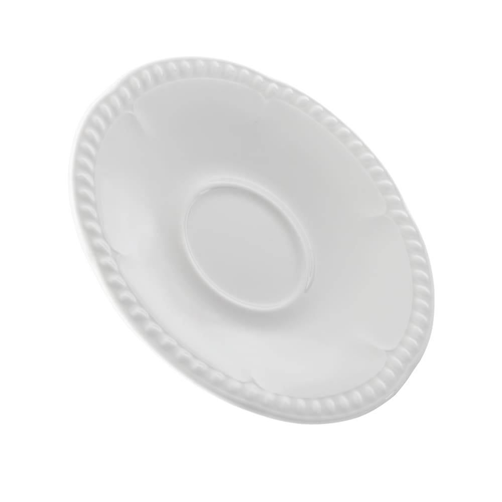 Churchill 6" Round Buckingham Saucer - Ceramic, White (WBTS1)