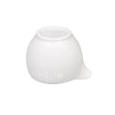Churchill 2 oz Bamboo Creamer - Glazed Ceramic, White (WHBALJ21) thumbnail 4