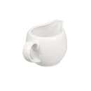 Churchill 4 oz Bamboo Creamer - Glazed Ceramic, White (WHBALJ41) thumbnail 4