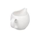 Churchill 8 oz Bamboo Creamer - Glazed Ceramic, White (WHBALJ81) thumbnail 4
