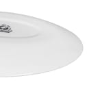 Churchill Oval Bamboo Plate - 9 1/2" x 7 1/2", Ceramic, White (WHBALO101) thumbnail 5
