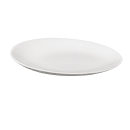 Churchill Oval Bamboo Plate - 13 5/8" x 9", Ceramic, White (WHBALO141) thumbnail 3