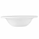 Churchill 9 oz Round Bamboo Oatmeal Bowl - Ceramic, White (WHBALPOB1) thumbnail 2