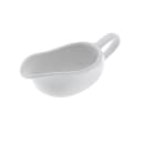 Churchill 5 oz Sauce Boat - Ceramic, White (WHBSSB1) thumbnail 2