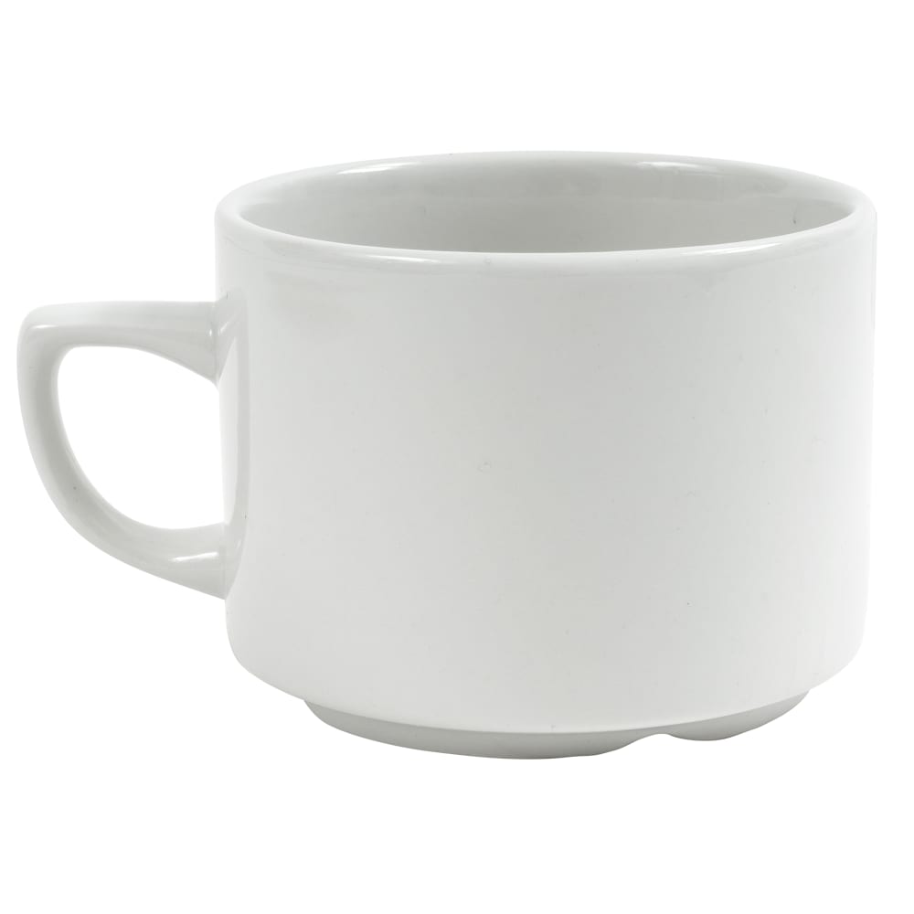Churchill 10 oz Maple Breakfast Cup - Ceramic, White (WHCBM1)