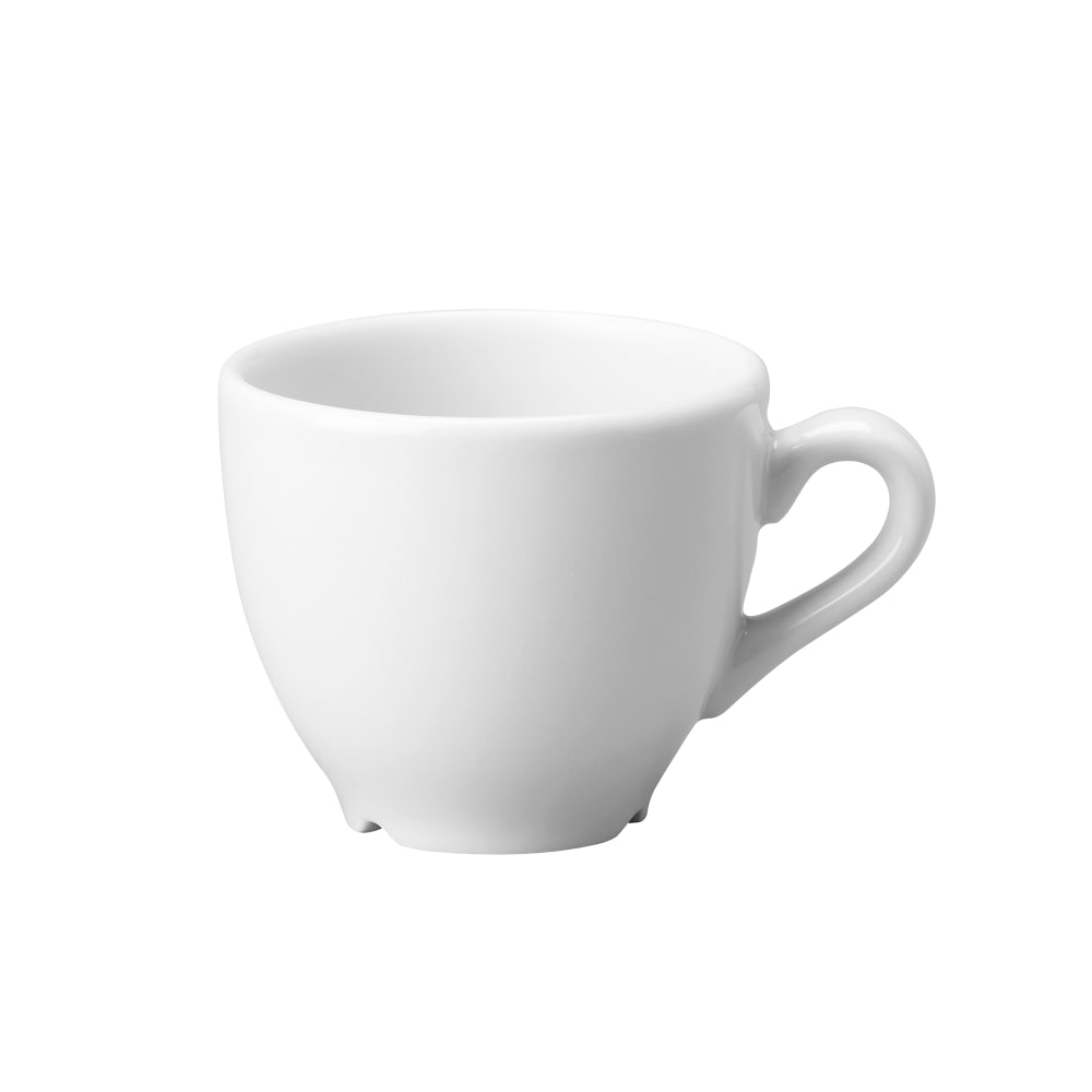 Churchill 3 oz Espresso/Cafe Cup - Ceramic, White (WH CEB91)
