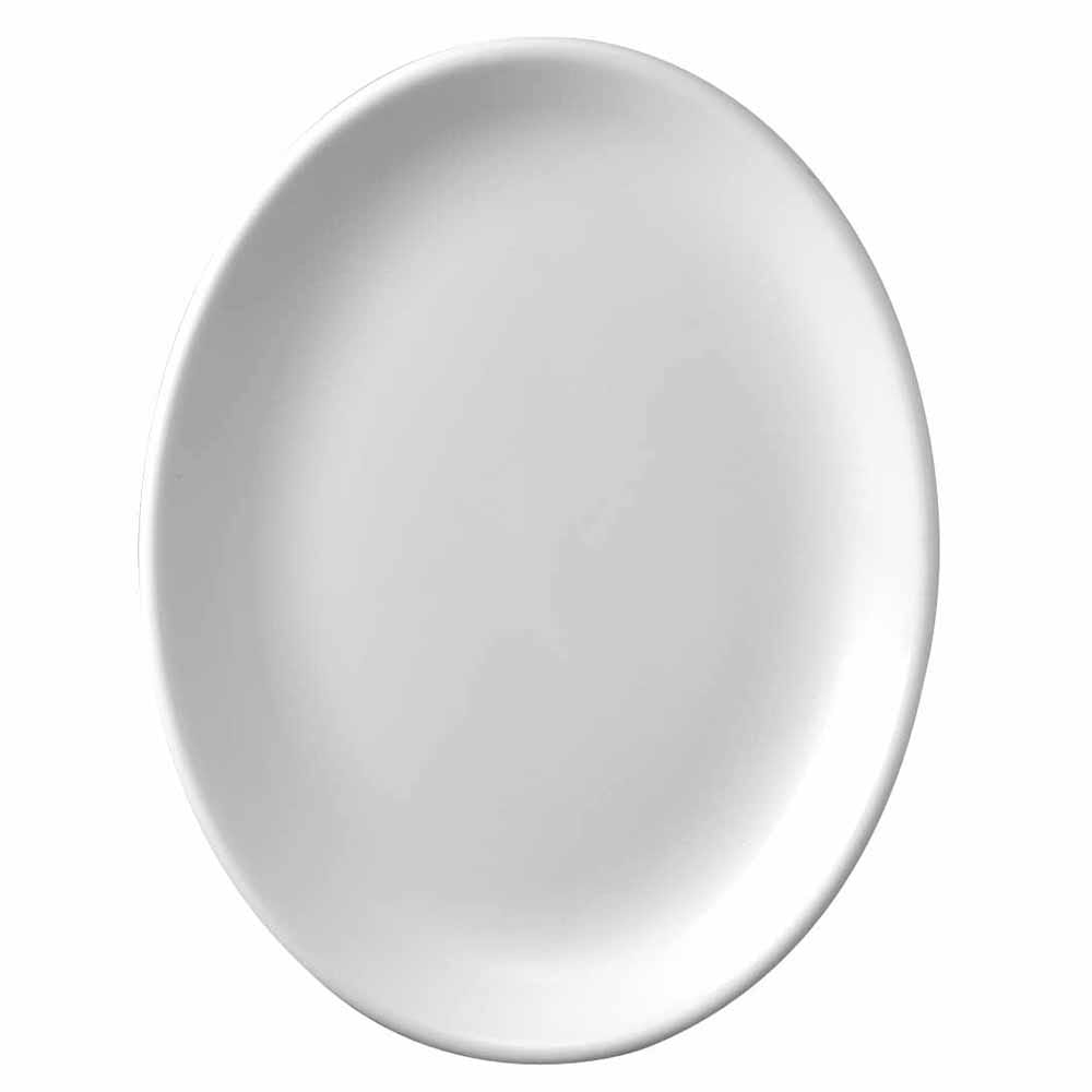 Churchill 10" Oval Churchill Super Vit Platter - Ceramic, White (WHD101)