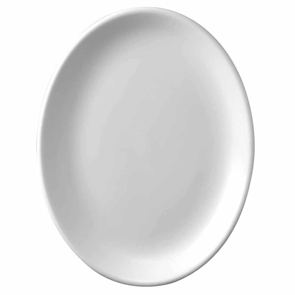 Churchill 13 1/4" Oval Churchill Super Vit Platter - Ceramic, White (WHD131)