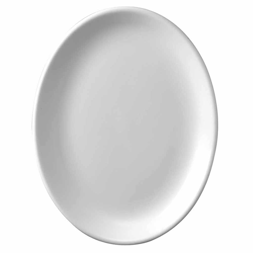 Churchill 8" Oval Churchill Super Vit Platter - Ceramic, White (WHD81)
