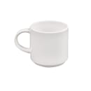 Churchill 10 oz Compact Breakfast Cup - Ceramic, White (WHFT101) thumbnail 2