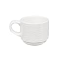 Churchill 8 oz Stackable Cup - China, White (WHISISC81) thumbnail 2