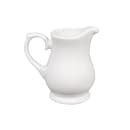 Churchill 5 oz Sandringham Creamer - Glazed Ceramic, White (WHJS251) thumbnail 2