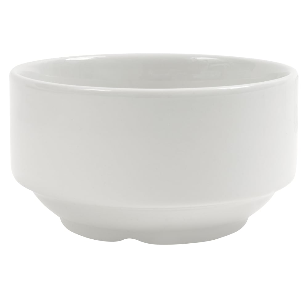 Churchill 14 oz Round Soup Bowl - Ceramic, White (WHNSU1)