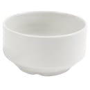 Churchill 14 oz Round Soup Bowl - Ceramic, White (WHNSU1) thumbnail 3