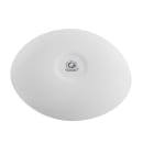 Churchill Oval Orbit Plate - 9 1/2" x 7 3/4", Ceramic, White (WHOP91) thumbnail 3