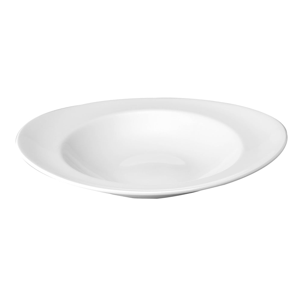 Churchill Oval Orbit Pasta Plate - 12" x 10 1/2", Ceramic, White (WHOPP1)