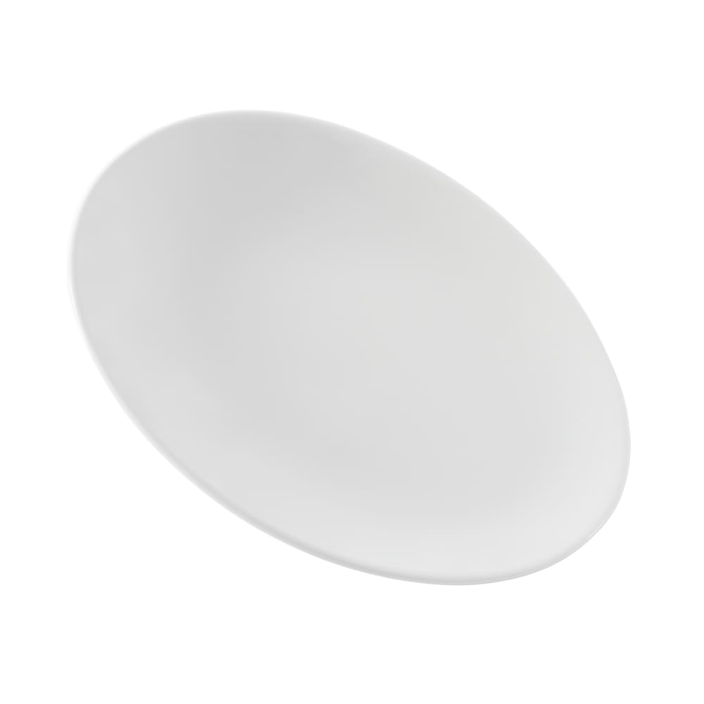 Churchill Oval Orb Plate - 8" x 6", Ceramic, White (WHOR81)