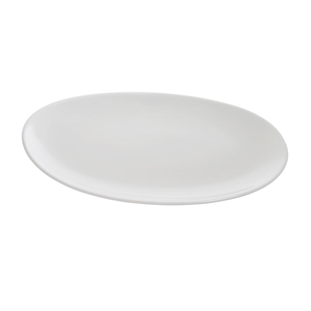 Churchill Oval Chef's Plate - 13 3/4" x 6 3/4", Ceramic, White (WHOV351)