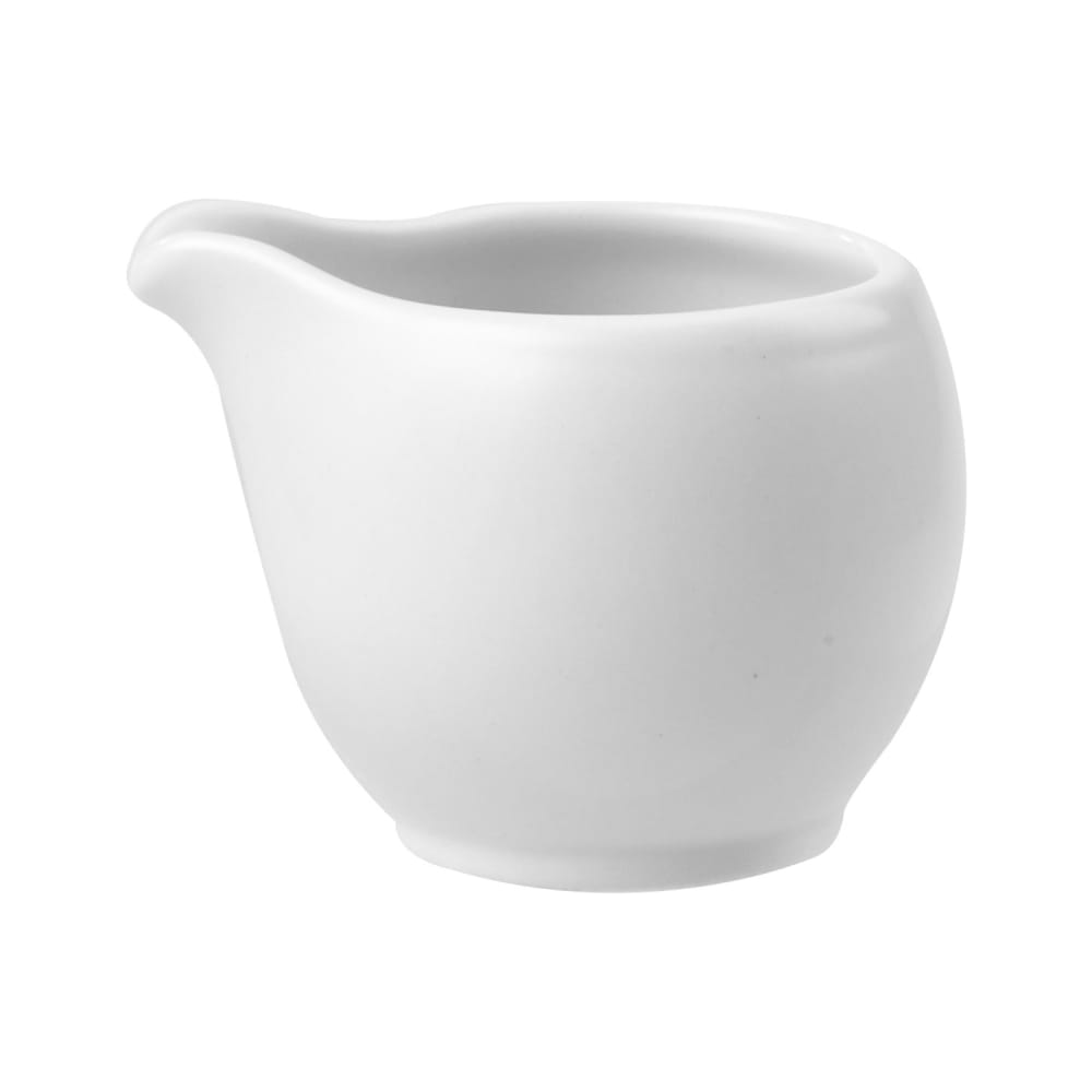 Churchill 2 oz Profile Creamer - Glazed Ceramic, White (WHSJ21)