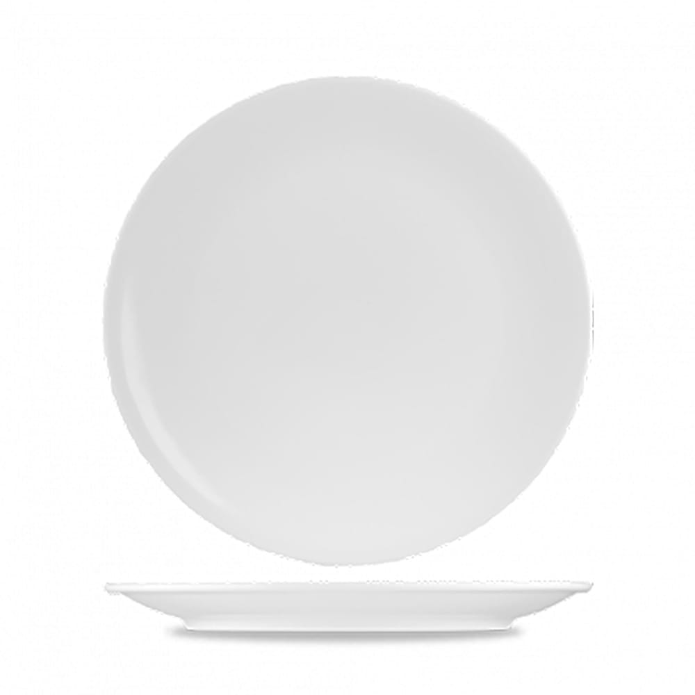 Churchill 8 1/8" Round Art de Cuisine® Plate - Porcelain, White (ZCAPMC201)