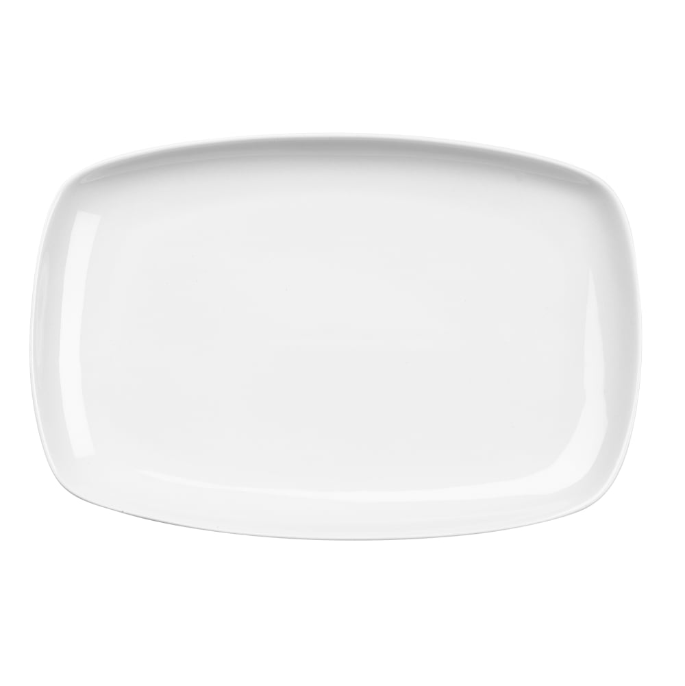 Churchill Rectangular Art de Cuisine® Platter - 12 1/4" x 8 1/4", Porcelain, White (ZCAPRCPM1)