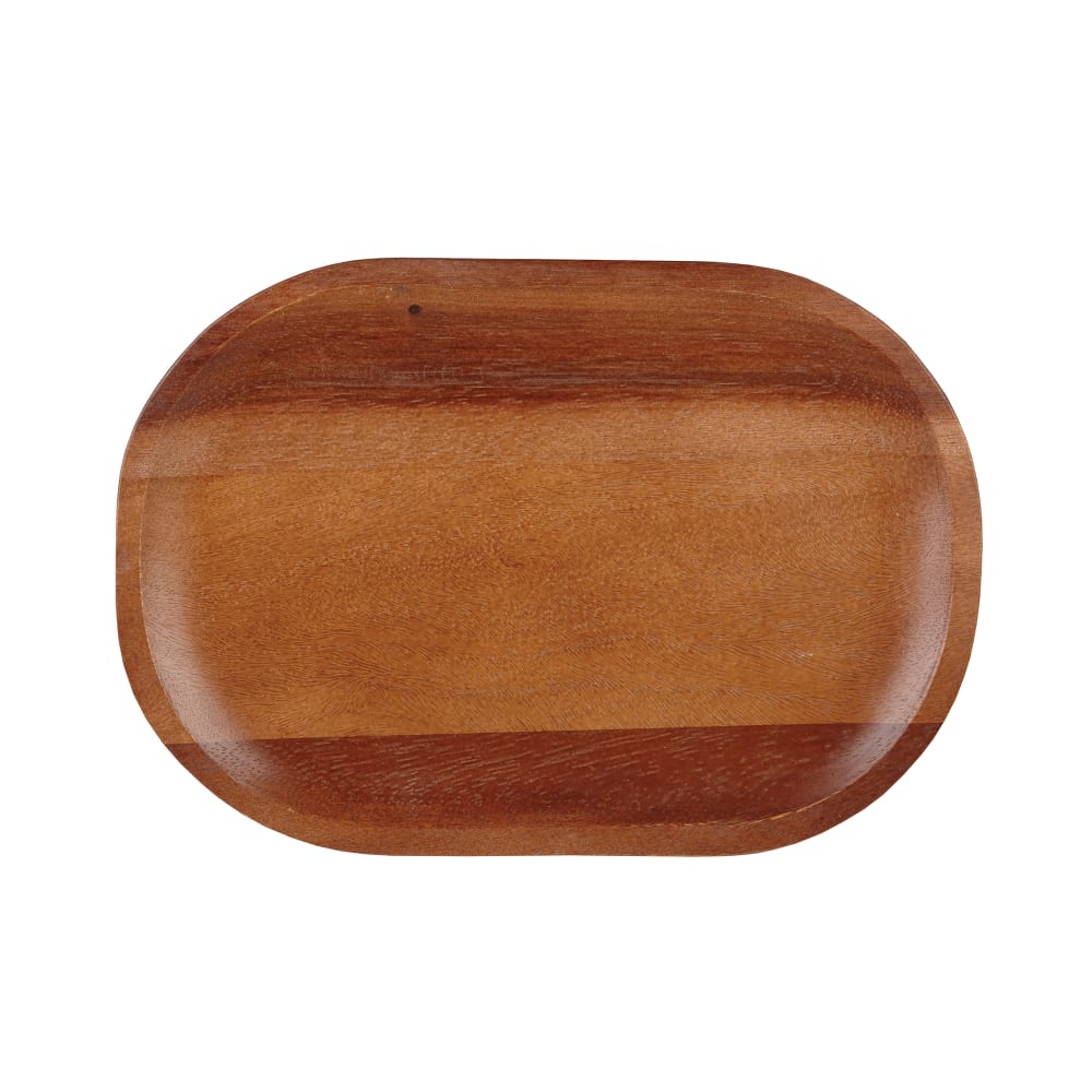 Churchill Oval Alchemy® Buffet Plate - 11 1/2" x 7 7/8", Wood (ZCAWLMBD1)